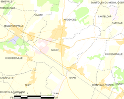 Map commune FR insee code 14456